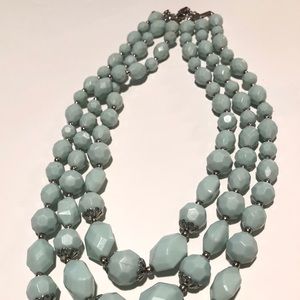 Mint and Silver Necklace